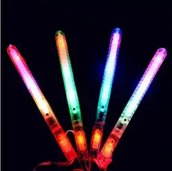 300 шт./лот мигает палочка Led Glow Light Up stick патруль мигает концерт Подарки для гостей Рождество питания случайный цвет