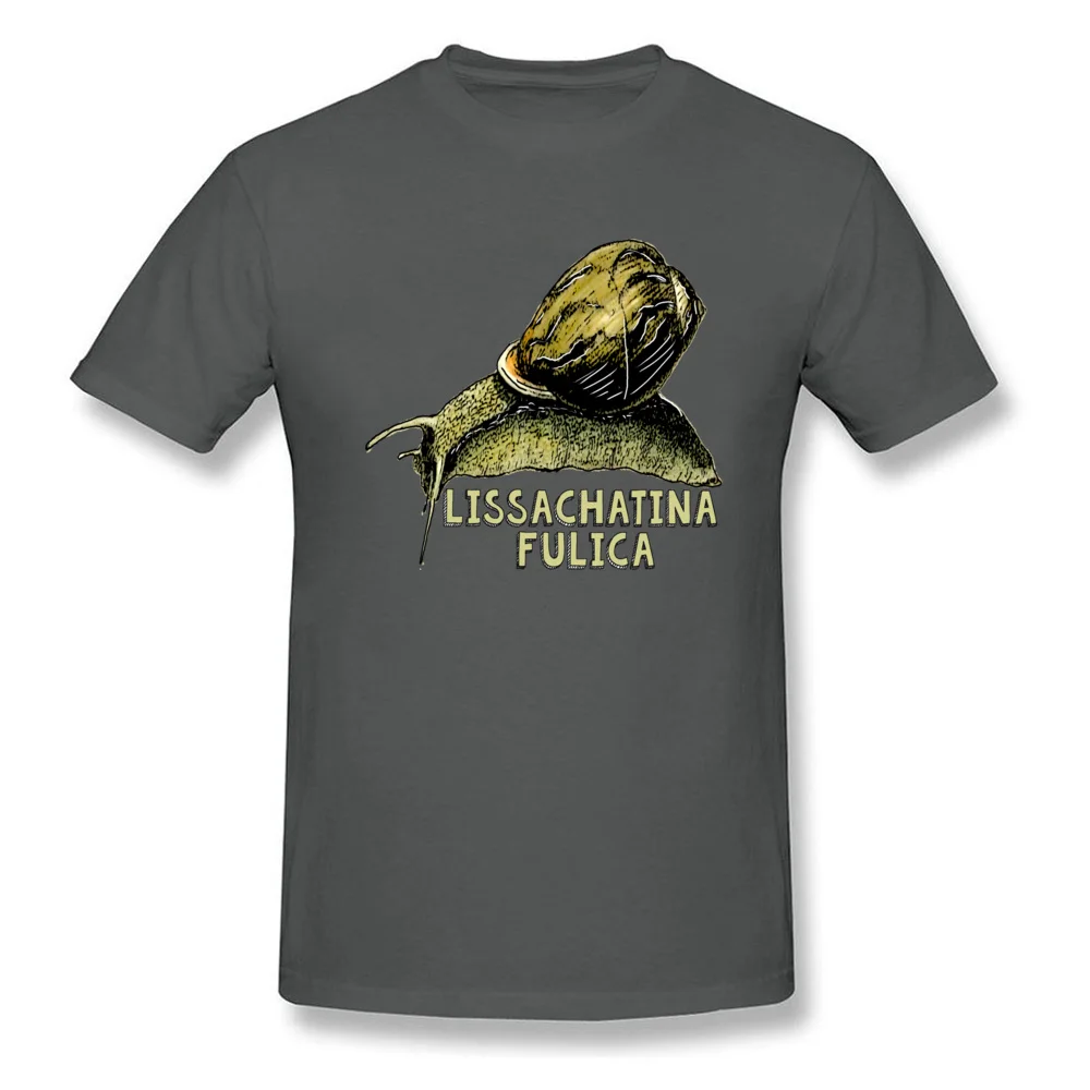 Design Personalized Tops Tees Short Sleeve for Men 100% Cotton Father Day O Neck T Shirts Slim Fit T Shirts Funky Giant African Land Snail by EncycloArt Mollusk Pet carbon