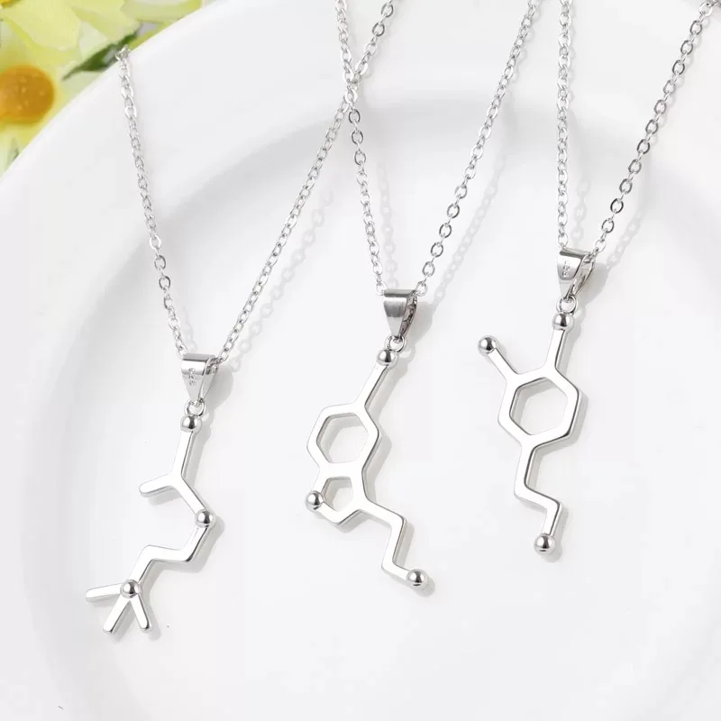 

Molecular Formula Pendant Necklace Chemical Formula Geek Necklace Science Students Necklace Boyfriend Girlfriend Gift
