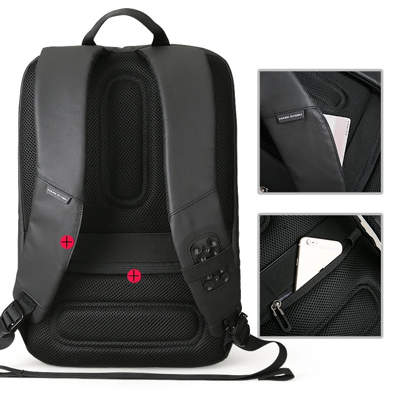 Mochila de carga USB multifunción Mark Ryden Mochila de gran capacidad para hombre Mochila para portátil de 15,6 pulgadas Mochila de viaje para hombre Mochila de carga USB multifunción Mark Ryden Mochila de gran capacidad para hombre Mochila para portátil de 15,6 pulgadas Mochila de viaje para hombre
