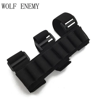 

Newest Portable 8 Holes Tactical Shooter's Forearm Shotgun Shell Pouch Molle 12GA Ammo Cartridge Stock Holder Ammunition Bag