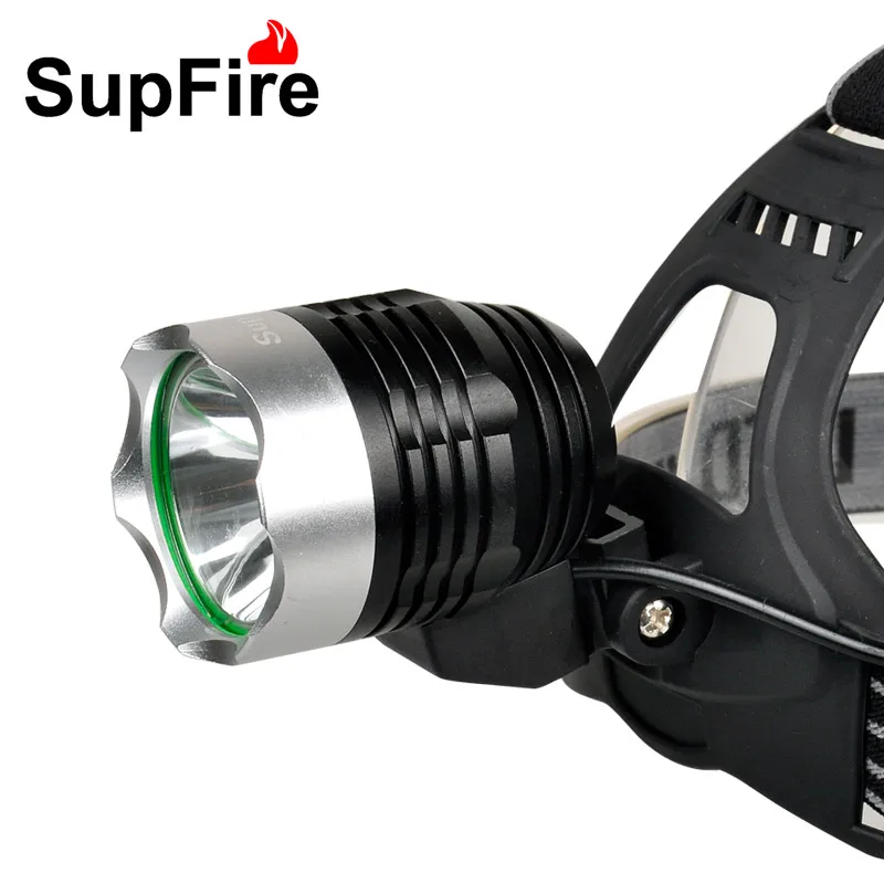 Supfire HL31 CREE XML T6 налобный фонарь 900 Lms перезаряжаемый батареей АА для рыбалки или
