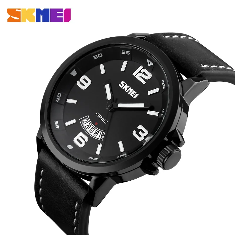 

SKMEI Wrist Watch Men New 2019 Top Brand Luxury Famous Male Clock Quartz Watch Golden Wristwatch Quartz-watch Relogio Masculino