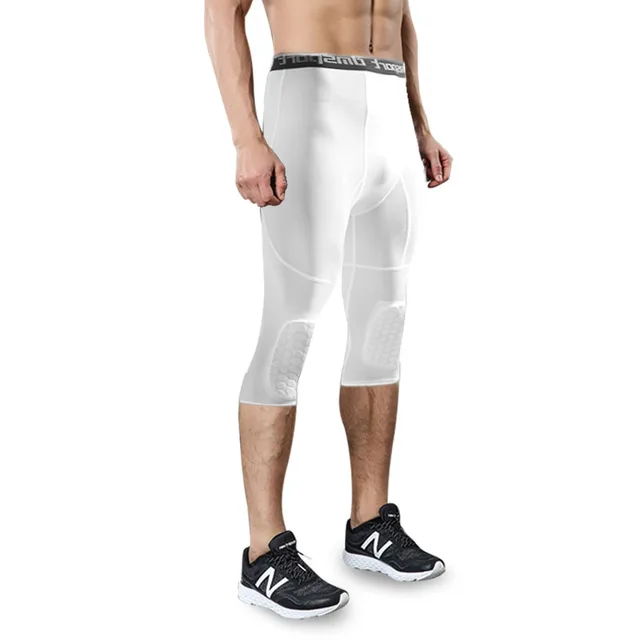 Honeycomb Padded Compression Pants Gym 