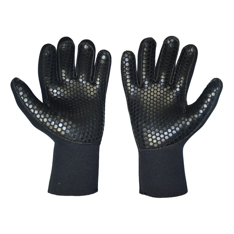 Buy Black Men Women Diving Gloves 5mm Neoprene Scuba