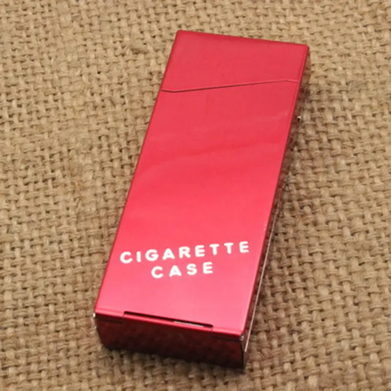 1 шт. переносной женский тонкий алюминиевый 20 шт. сигаретный держатель для табака чехол для хранения Карманный Магнитный закрытый ящик