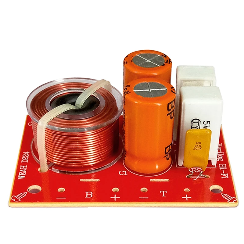 80 W 2 Way Hi-Fi аудио делитель частоты динамика кроссовер фильтры 71*51 мм | Электроника