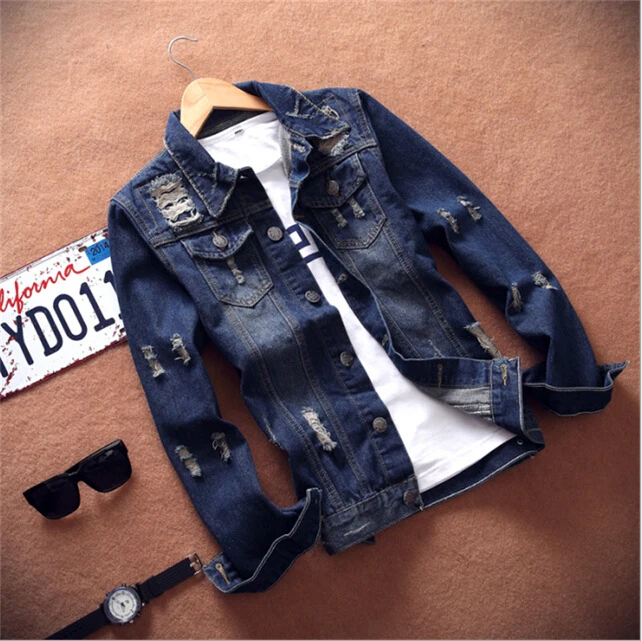 8500 Koleksi Model Jaket Jeans Robek Pria HD Terbaru