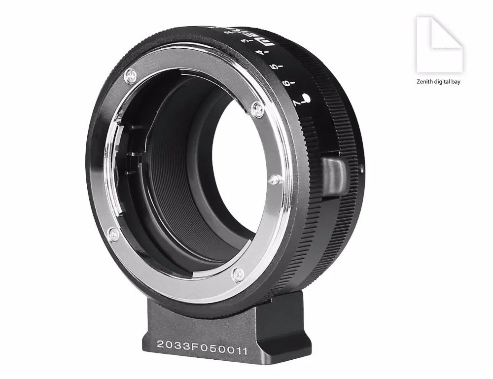 MEIKE MK-NF-P Adapter for Nikon F-mount Lens to M43-Mount Mirroless Camera Panasonic Olympus E-PL5 E-PL6 E-PL7  GM5 GX1 GX7 G3 e