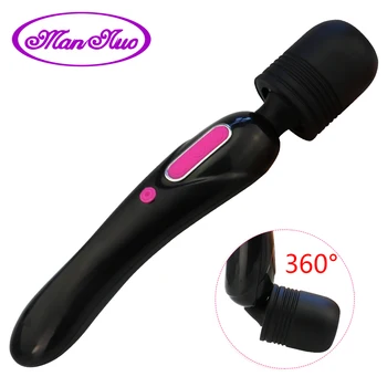 Man nuo USB Rechargeable Powerful Vibrators AV Magic Wand Clitoral Vibrator Sex Toys for Women Adult Sex Product Erotic Massager 1