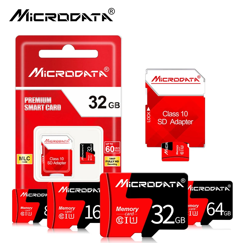 Высокоскоростная карта флэш-памяти класса 10 micro sd карта s 8 Гб 16 Гб sdcard Micro sd карта 32 Гб 64 Гб 128 Гб mini TF карта Бесплатный SD адаптер