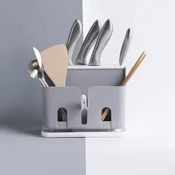 1 шт Многофункциональный Кухня посуда стеллажи сушилка палочки со сливными отверстиями Подставка для хранения и сушки творческие