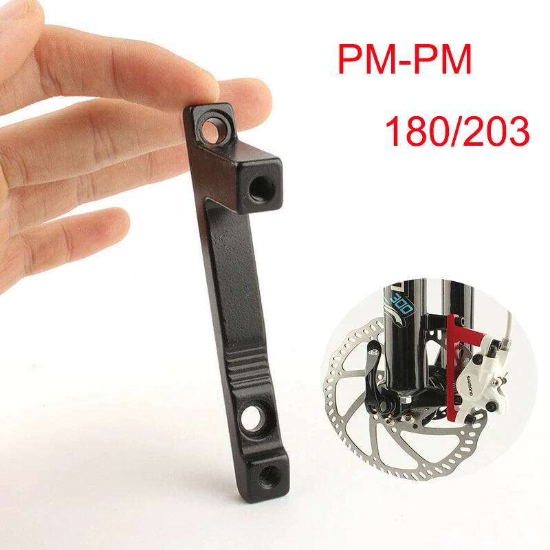 

PM-PM Moutain Bike Disc Brake Rotor Aluminium MTB Bicycle Disc Brake Adaptor Front Rear Caliper 180/203mm Bike Accessorie