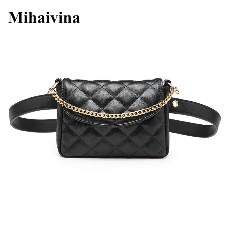 Mihaivina font b Women b font Waist font b Bag b font Fashion Female Waist Belt