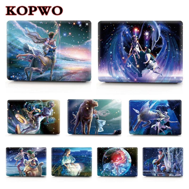 KOPWO 12 Zodiac Sign Constellations Series Laptop Protect Case for font b Apple b font font
