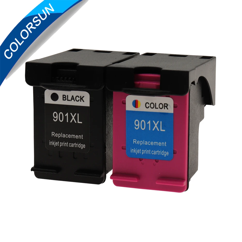 2pc 901XL for HP 901 HP901 XL replacement Ink Cartridge for HP