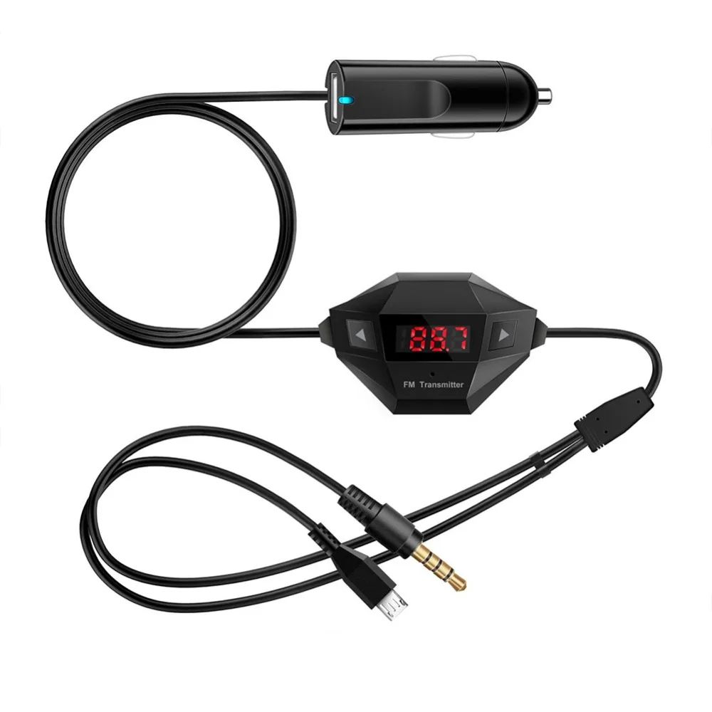 Wireless FM Transmitter Car Kit Car MP3 Player Radio Car Kit with 3.5mm