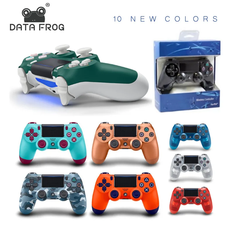 

DATA FROG Bluetooth Wireless Gamepad For Sony PS4 Controller For Playstation4 Joystick For mando PS4 PS3 PC DualShock Vibration