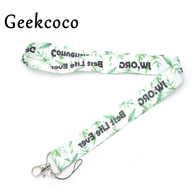 

JW.ORG Best Life Ever keychain Accessories Safety Breakaway Mobile Phone ID Badge Holder keys Strap Neck lanyard Camera J0281