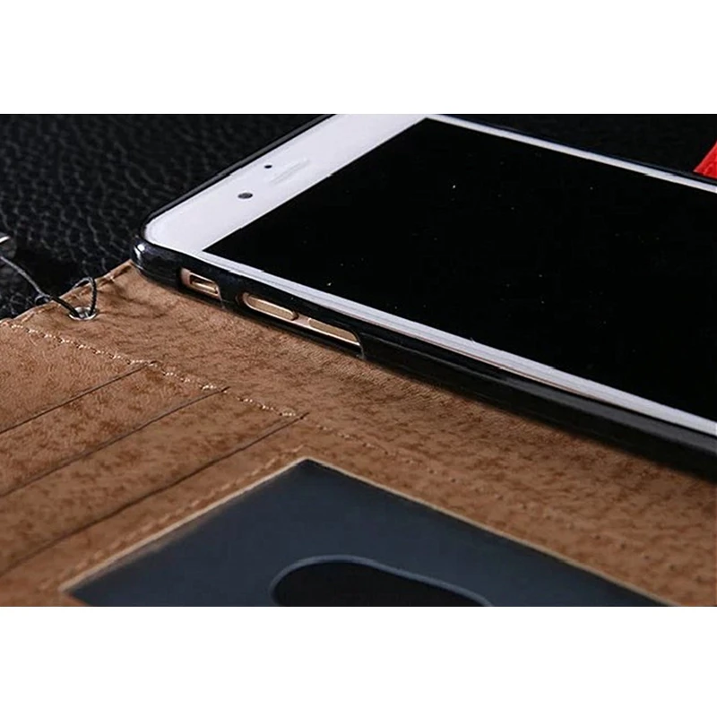 Роскошный кожаный флип чехол для Apple iPhone XSmax XR XS X 7 8 6 6S Plus с отделением карт кошелек