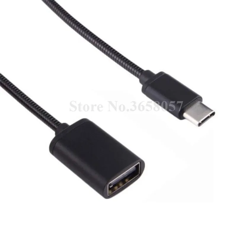 5 шт. металлический type-C USB 2,0 к USB 2,0 адаптер типа OTG C кабель для передачи данных разъем для компьютера ПК для сотового телефона