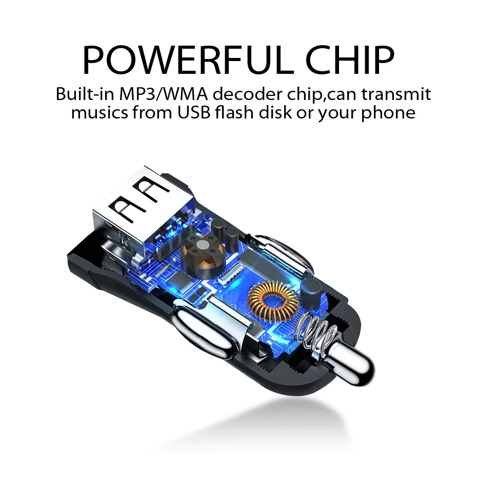6 в 1 хэндс фри Беспроводной Bluetooth FM передатчик модулятор Автомобильный MP3 плеер