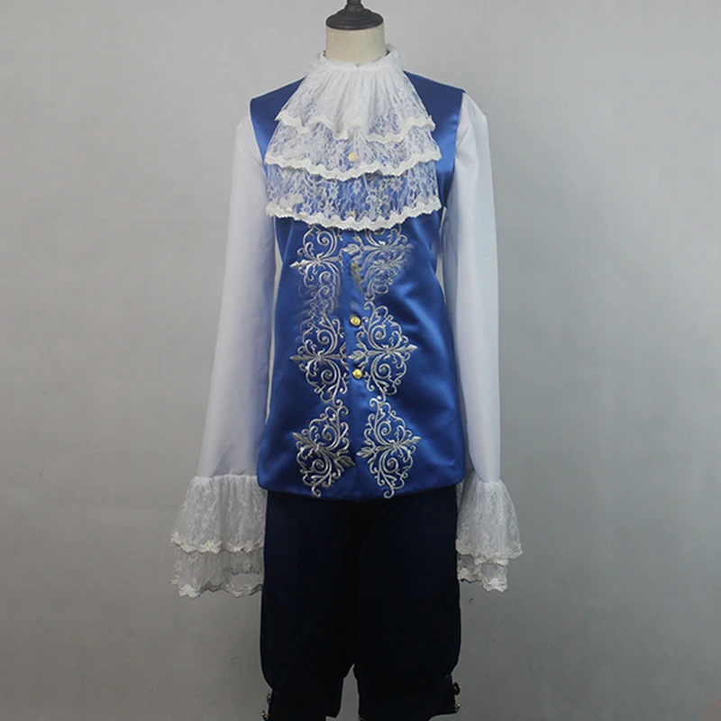 Beauty and the beast adult costumes party Prince cosplay costume halloween costumes jacket suits party carnival costume (2)