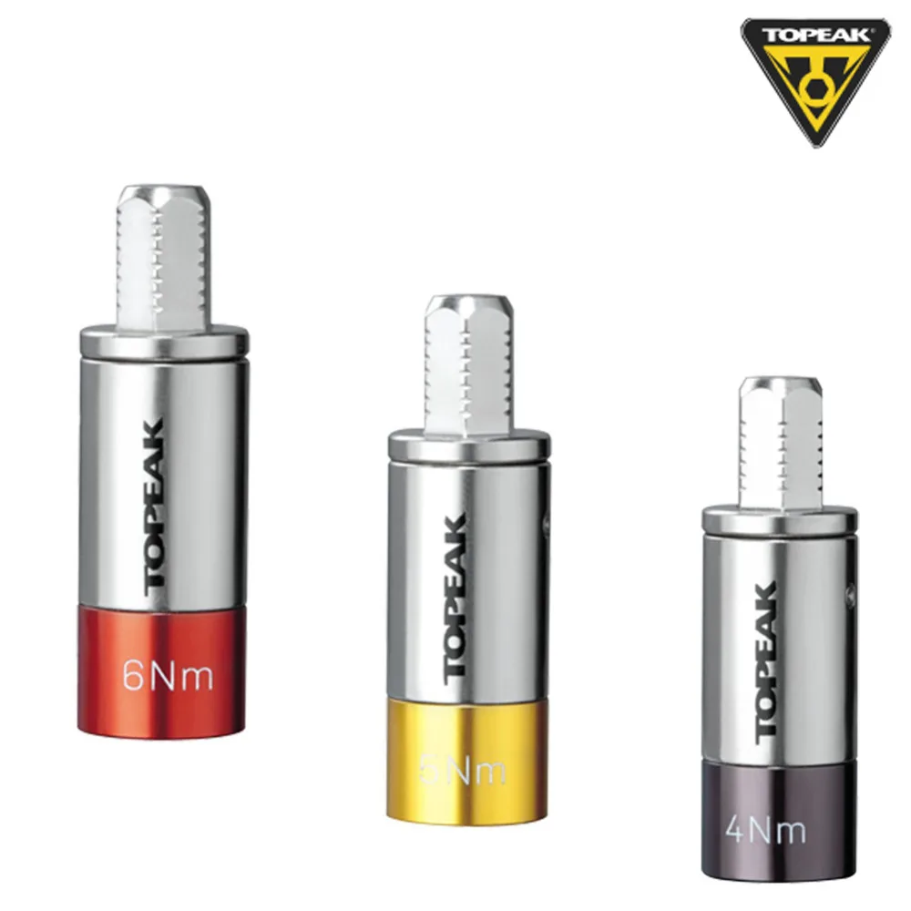 

TOPEAK NANO TORQBIT 6NM 5NM 4NM Preset 4/5/6Nm Fixed Torque Bit TorqBit for Nano TorqBar series Multifunction Tools