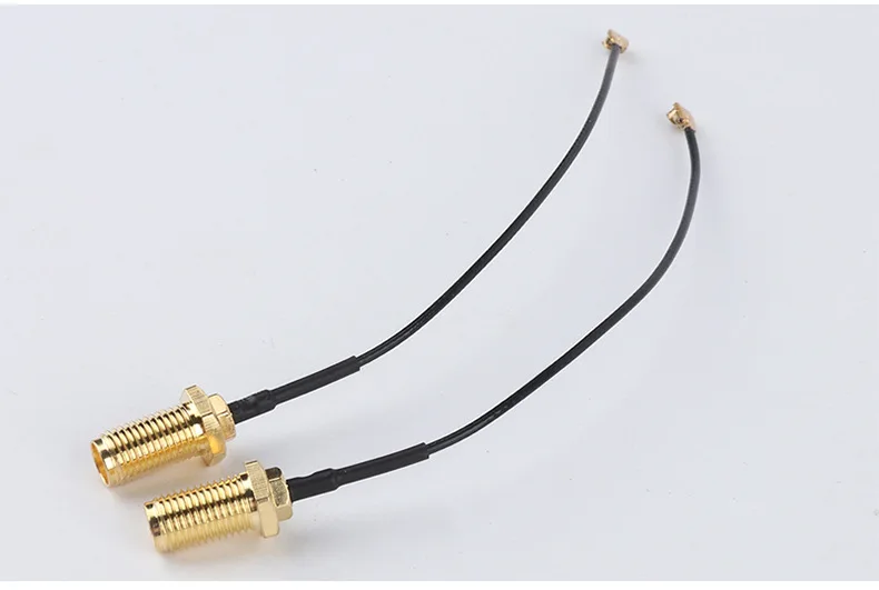 50 pz/lotto di Estensione Cavo RF Connettore RP SMA Martinetti A uFL/IPX/IPEX RF Adattatore Femmina Cavo a Spirale 1.13 millimetri per la CONNESSIONE WIFI/GSM/GPS 10 CENTIMETRI