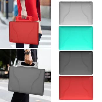 

Elisona Flexible Waterproof Mechanical Laptop Protective Case with Handle for Apple Macbook Air 13inch MB504 MB543 A1369 A1466
