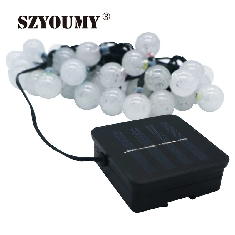 

SZYOUMY 100set 30 LED 6M led Solar String Lights Outdoor Waterproof Decorative Solar Powered Led Solar String Lights