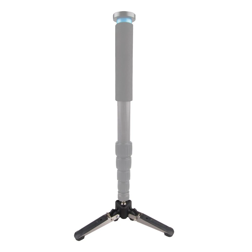  360 Degree Universal Stand Three Feet Support Stand Tripod Base for 1/4 Monopod Video Holder for Go