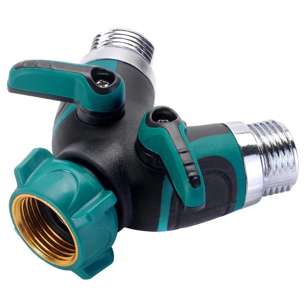 2 way Garden Watering Splitter Y Shape Garden Water Hose Connector