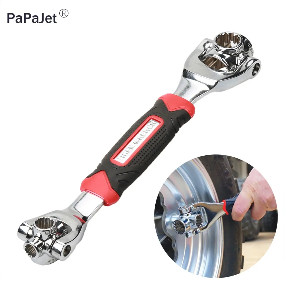 

48 In 1 Tiger Wrench Socket Universal Spanner Car Auto Bicycle Motorcycle Repair Tools Furniture Torx Spanner with Spline Bolts