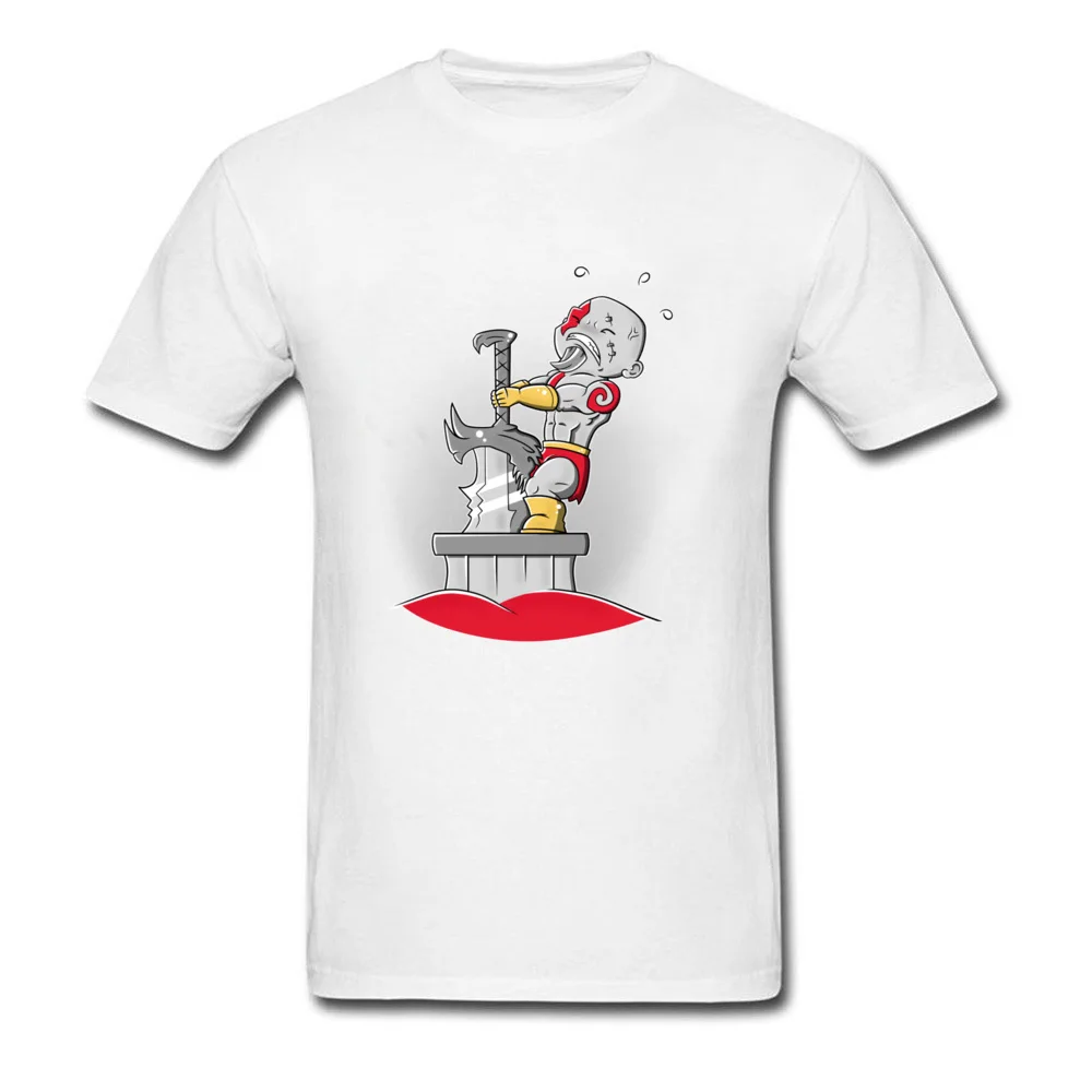Spartan Sword Problem Street Tops Shirt for Students 100% Cotton Fabric Mother Day O Neck T Shirts 3D Printed Tee-Shirt Cute Spartan Sword Problem white