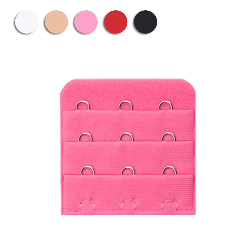 6Pcs Bra Extenders 3 Rows 3 Hooks Cotton Blend Ajustable Intimates