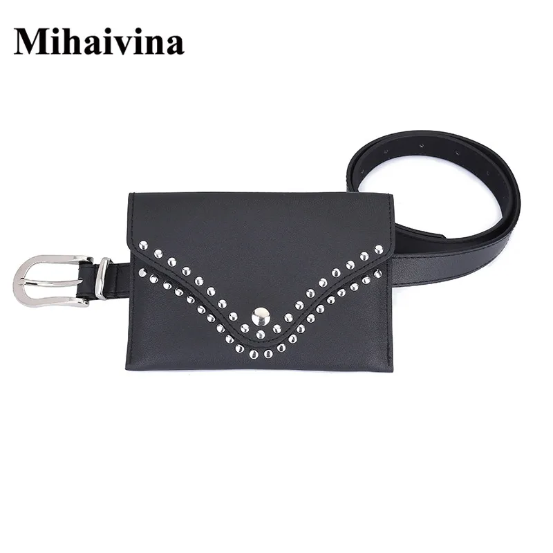 Mihaivina модная женская сумка без рук женская кожаная поясная сумка подходит для Iphone X/8 plus женская сумка для денег