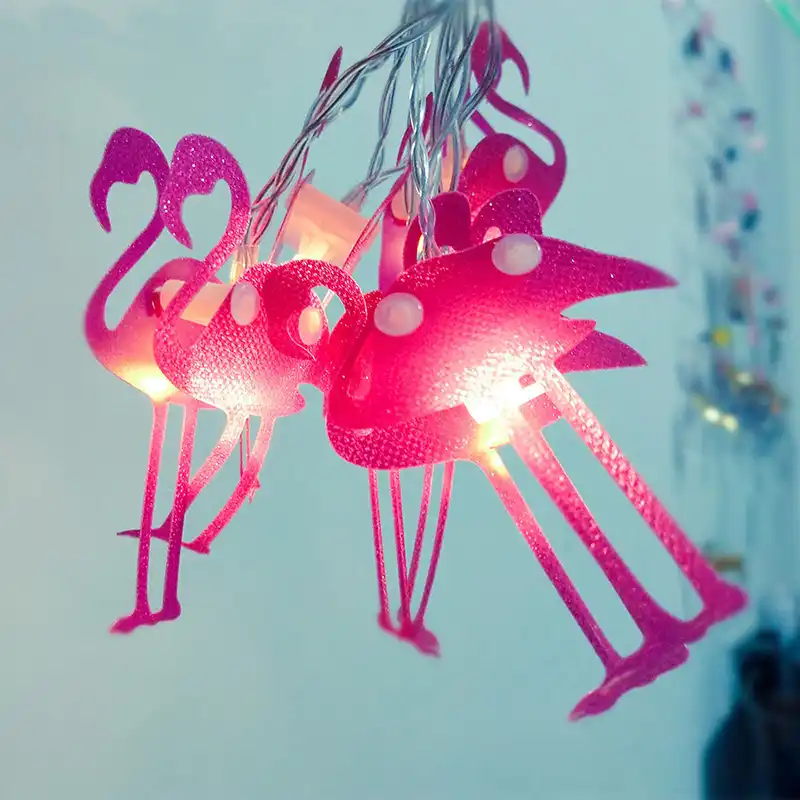 1 6m 20leds Led String Light Flamingos Olive Hanging Led Fairy