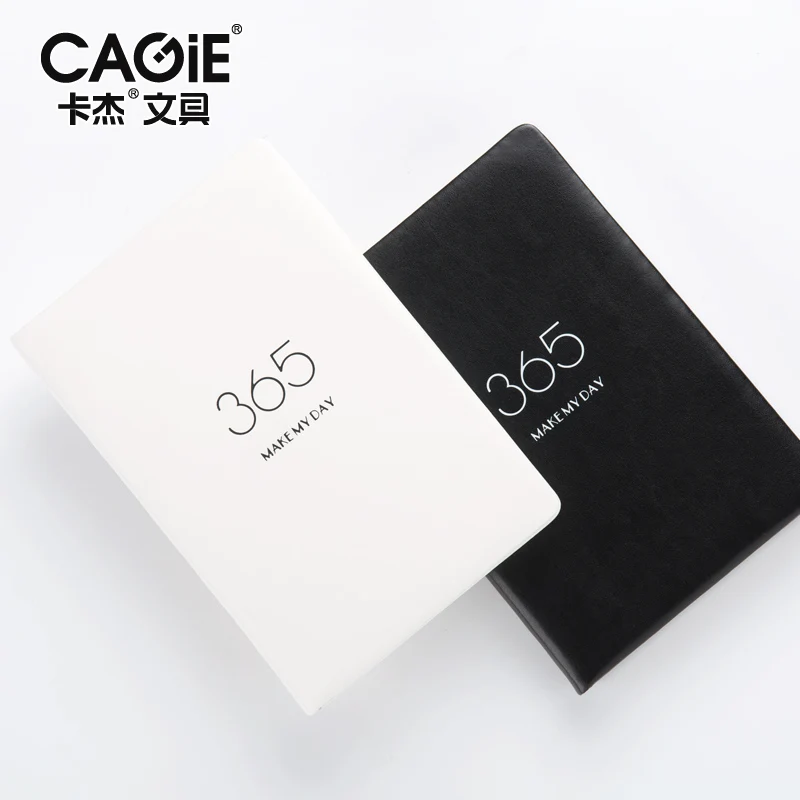 

CAGIE Agenda 2018-2019 Daily Planner Grid Notebook for School Chancery Leather Travel Diary Monthly Planner Filofax Organizer