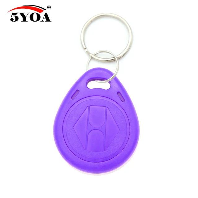 50pcs EM4305 T5577 Copy Rewritable Writable Rewrite EM ID keyfobs RFID Tag Key Ring Card 125KHZ Proximity Token Badge Duplicate 5