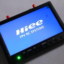 Hiee 7 дюймов 5,8G 32CH Автосканирование разнообразие приемник FPV монитор с двойной антенной
