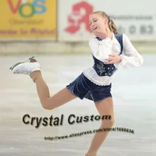 Фигурное катание на льду платье для детей Модное Новое Брендовое платье для фигурного катания для соревнований DR3548