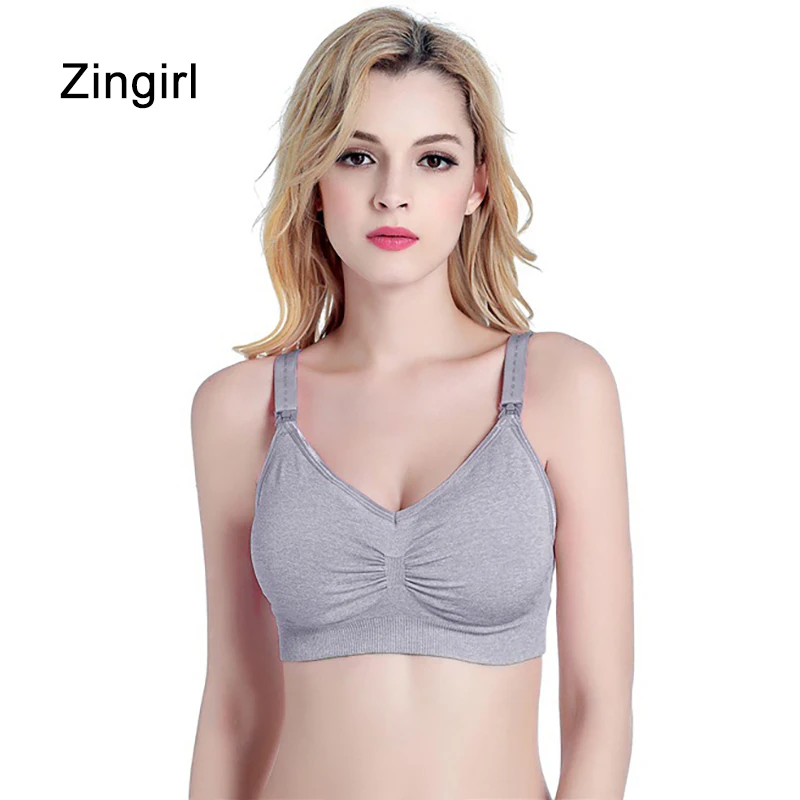 Zingirl Sexy Seamless Adjustable Straps Basic Bra Bralette Women Wireless Padded Bra Lingerie