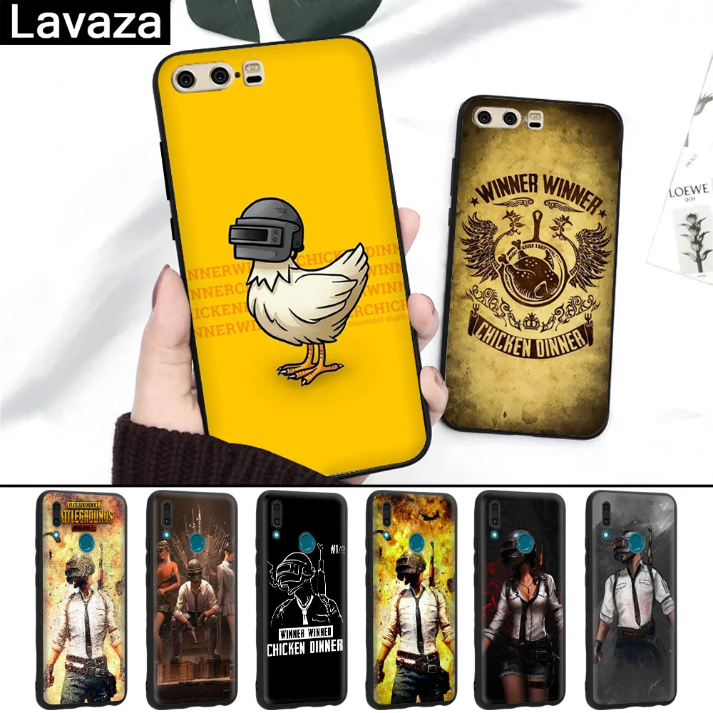 

Lavaza Playerunknown's Battlegrounds PUBG Silicone Case for Huawei P8 Lite 2015 2017 P9 2016 Mini P10 P20 Pro P Smart 2019