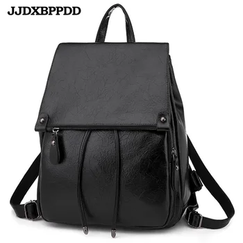 

Fashion Women Backpack High Quality Youth Leather Backpacks for Teenage Girls Female School Shoulder Bag Bagpack Travel Bag