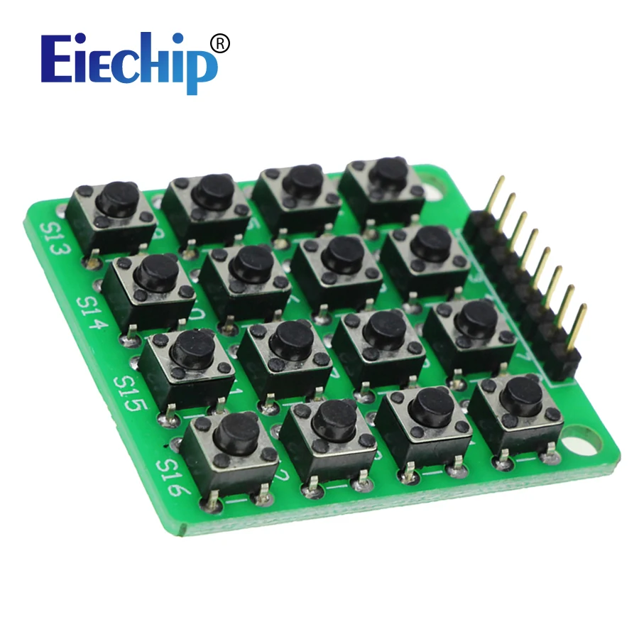 8pin 4x4 Матрица 16 Клавиатура макетный модуль 4*4 кнопок микроконтроллер для Arduino Diy