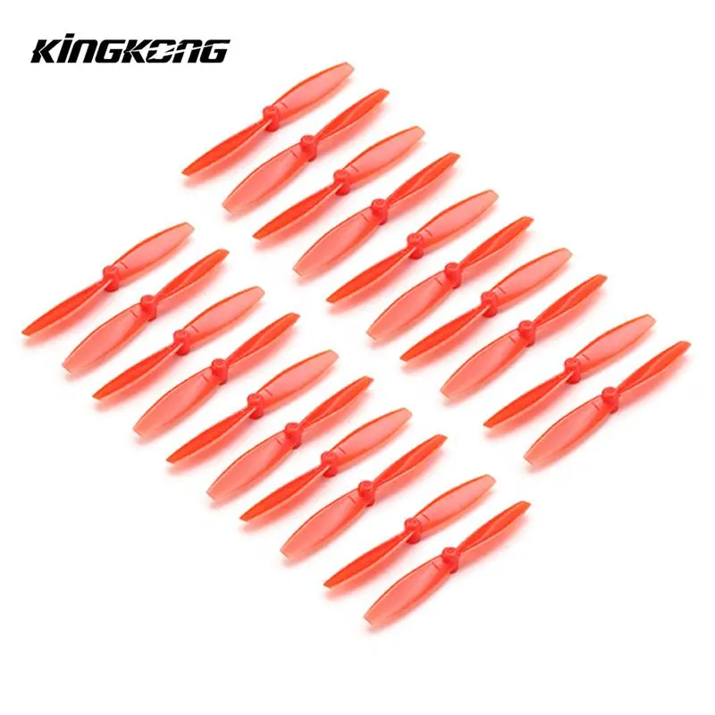 

10 Pairs Kingkong 65mm Blade Propeller Prop 20Pcs for 720 8520 Coreless Motor DIY Micro RC FPV Racing Drone Quadcopter Part Accs