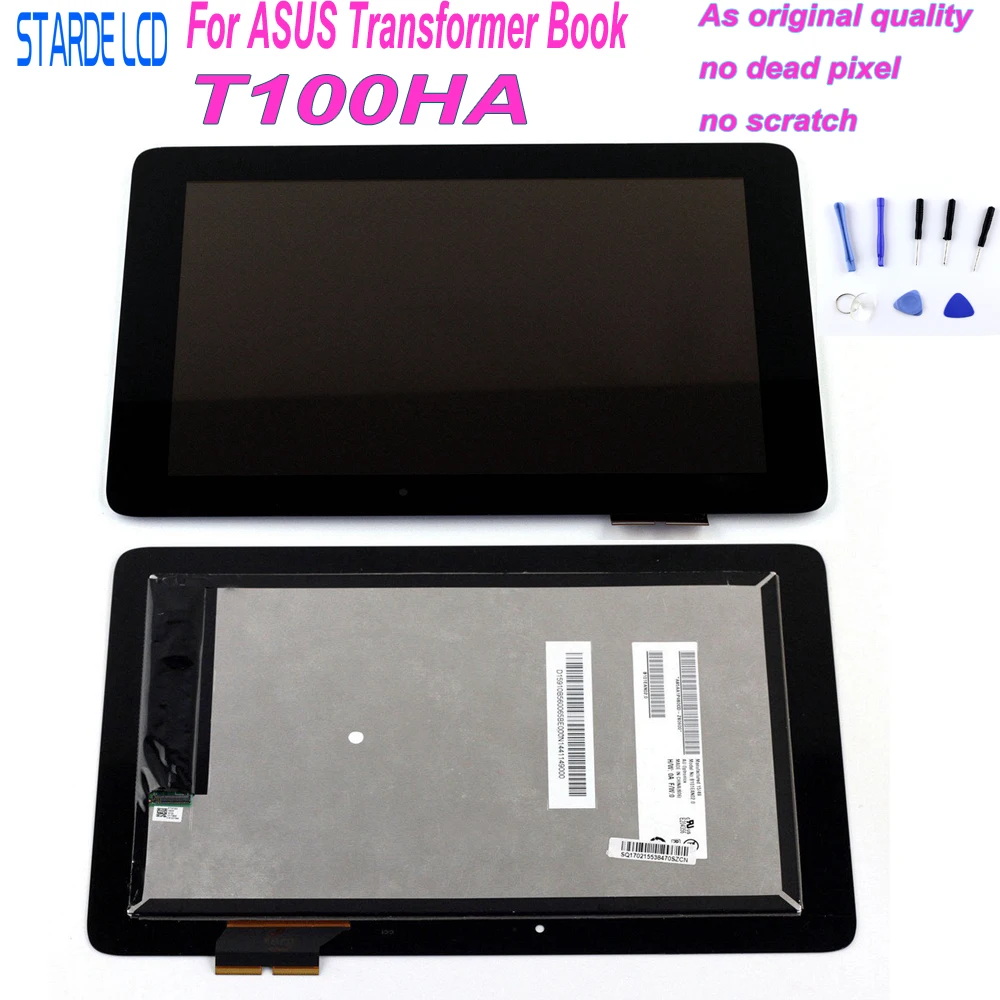 

Original For Asus Transformer Book T100HA T100H LCD Display Touch Screen Digitizer Assembly with Frame FP-ST101SI010AKF-01X