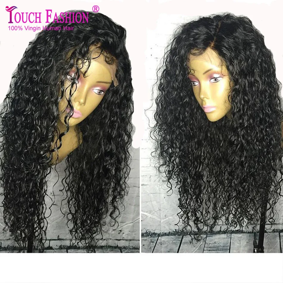 

8A Top Grade Bleached Knots Glueless Afro Kinky Curly Full Lace Wigs Brazilian Virgin Human Hair Afro Wigs for Black Women