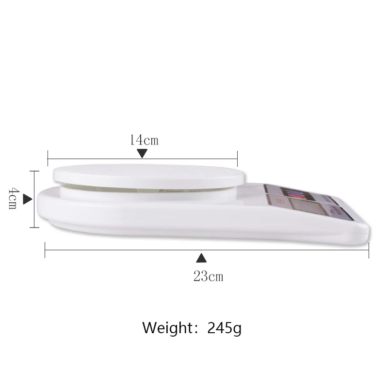 10 кг прецизионные пищевые электронные весы кухонные весы бытовые маленькие 0,1 г выпечки грамм весы весовое устройство грамм для взвешивания пищевых продуктов